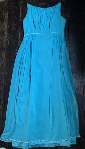 Vtg 60s blue pearl - 60s, beaded