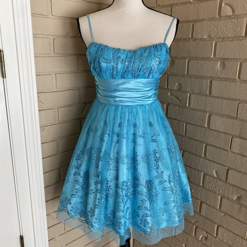 Deb dress womens 8 blue - womens,